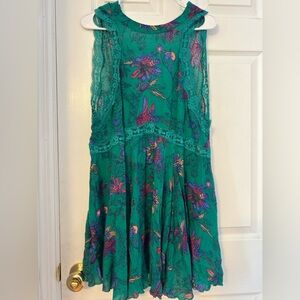 Free People Green Midi Sundress